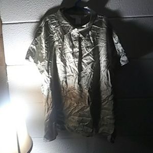 100% Express silk button up blouse